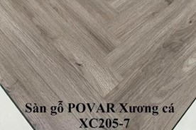 Sàn gỗ POVAR xương cá XC 205-7