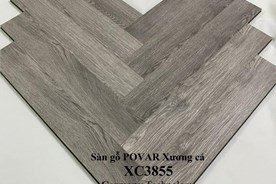 Sàn gỗ POVAR xương cá XC 3855